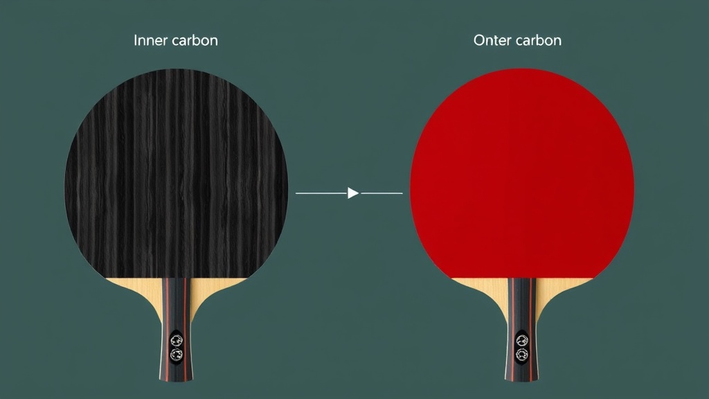 이너 카본과 아우터 카본의 층 구조 차이를 설명하는 그래픽